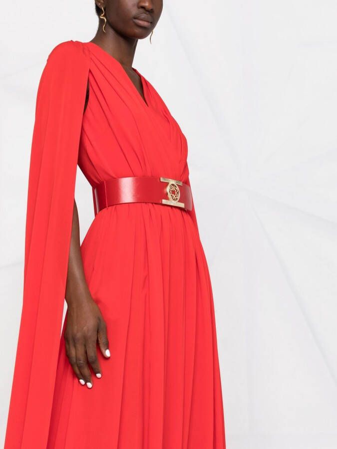 Elie Saab Zijden avondjurk Rood