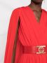 Elie Saab Zijden avondjurk Rood - Thumbnail 5
