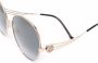 Elie Saab Zonnebril met rond montuur Goud - Thumbnail 3