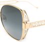 Elie Saab Zonnebril met vlinder montuur Goud - Thumbnail 3