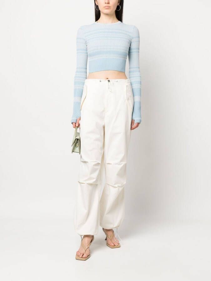 Elisabetta Franchi Cropped trui Blauw