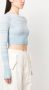 Elisabetta Franchi Cropped trui Blauw - Thumbnail 3