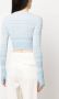 Elisabetta Franchi Cropped trui Blauw - Thumbnail 4