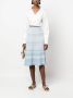 Elisabetta Franchi Geribbelde rok Blauw - Thumbnail 2