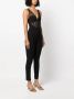 Elisabetta Franchi Jumpsuit met tule Zwart - Thumbnail 3