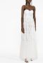 Elisabetta Franchi Jurk met bloemenpatch Wit - Thumbnail 2