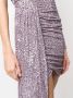 Elisabetta Franchi Jurk verfraaid met pailletten Paars - Thumbnail 4