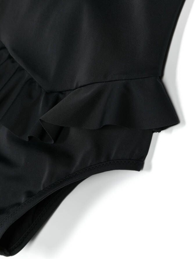 Elisabetta Franchi La Mia Bambina Badpak met logoprint Zwart