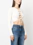 Elisabetta Franchi Cropped vest Beige - Thumbnail 3