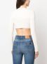 Elisabetta Franchi Cropped vest Beige - Thumbnail 4