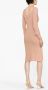 Elisabetta Franchi Midi-jurk met V-hals Roze - Thumbnail 3