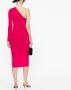 Elisabetta Franchi Asymmetrische midi-jurk Roze - Thumbnail 4