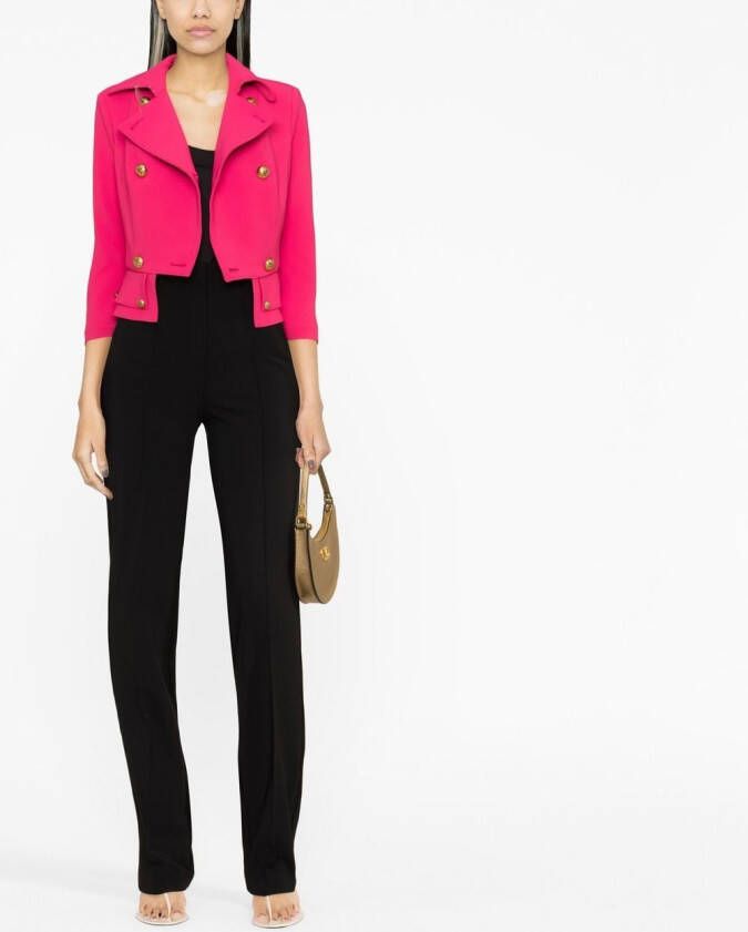 Elisabetta Franchi Pantalon met ceintuur Zwart