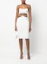 Elisabetta Franchi Ribgebreide rok Wit - Thumbnail 2