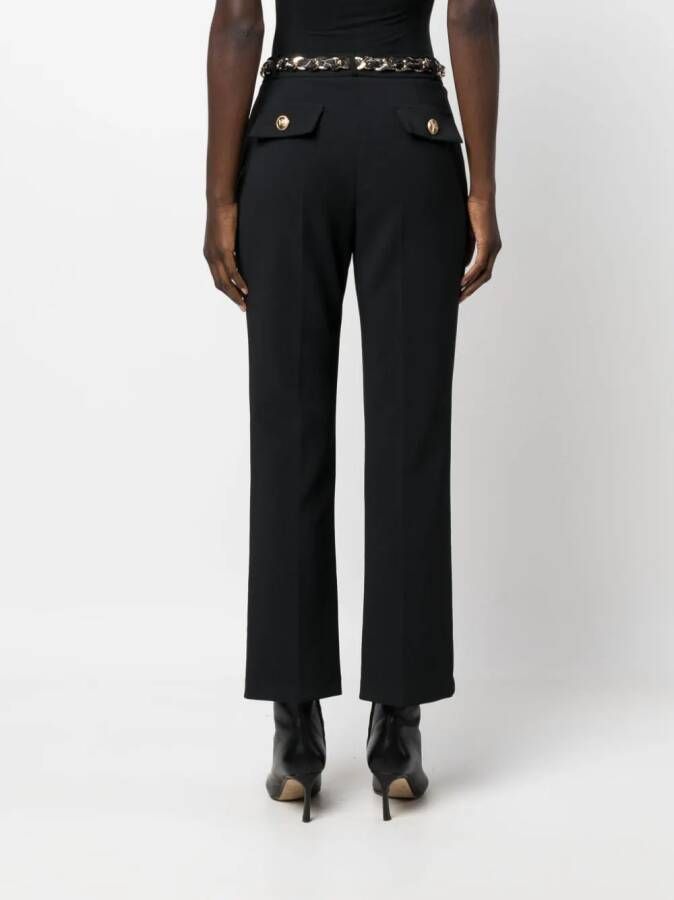Elisabetta Franchi Cropped broek Zwart