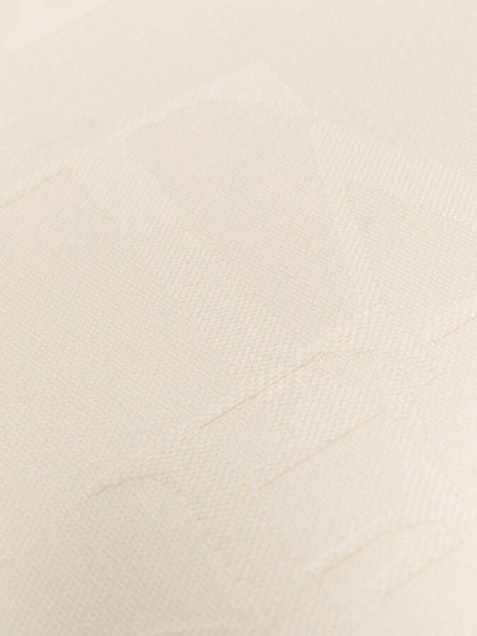 Elisabetta Franchi Sjaal met logo reliëf Beige