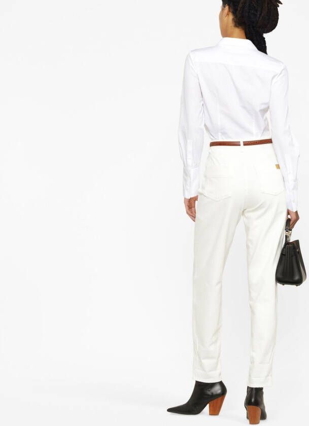 Elisabetta Franchi Straight broek Wit