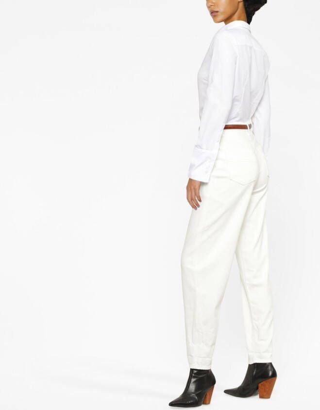 Elisabetta Franchi Straight broek Wit