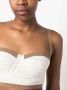 Elisabetta Franchi Mouwloze bralette Wit - Thumbnail 5