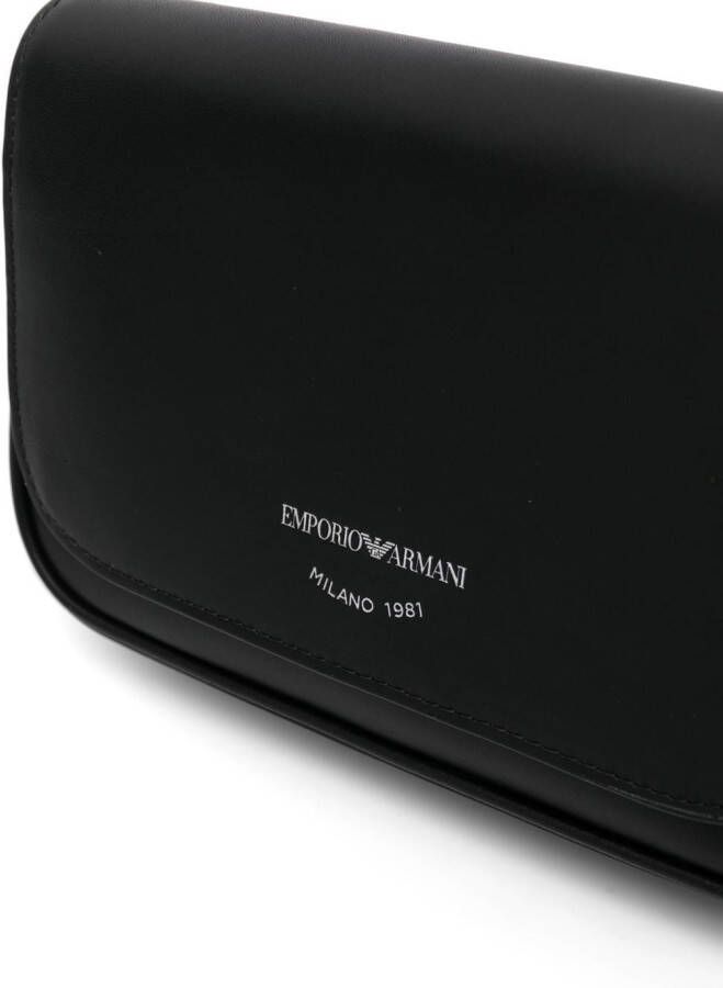 Emporio Armani Ari kleine crossbodytas Zwart