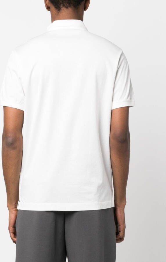 Emporio Armani Overhemd met bandkraag Wit