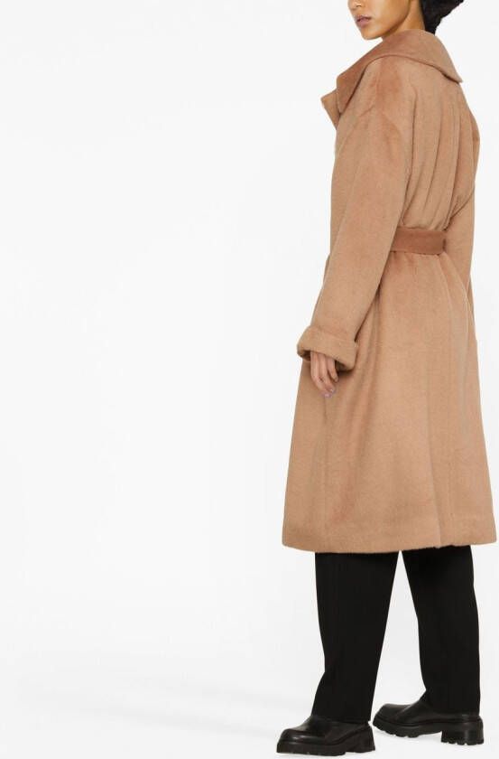 Emporio Armani Jas met ceintuur Bruin
