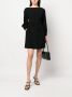 Emporio Armani Midi-jurk met ceintuur Zwart - Thumbnail 2