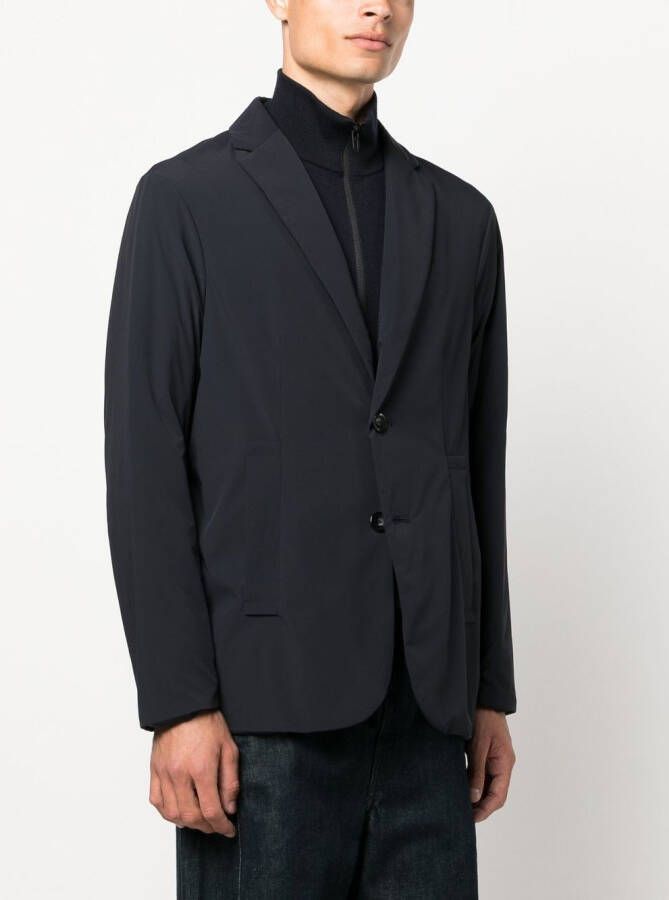 Emporio Armani Blazer met enkele rij knopen Zwart