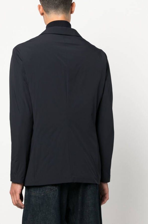 Emporio Armani Blazer met enkele rij knopen Zwart