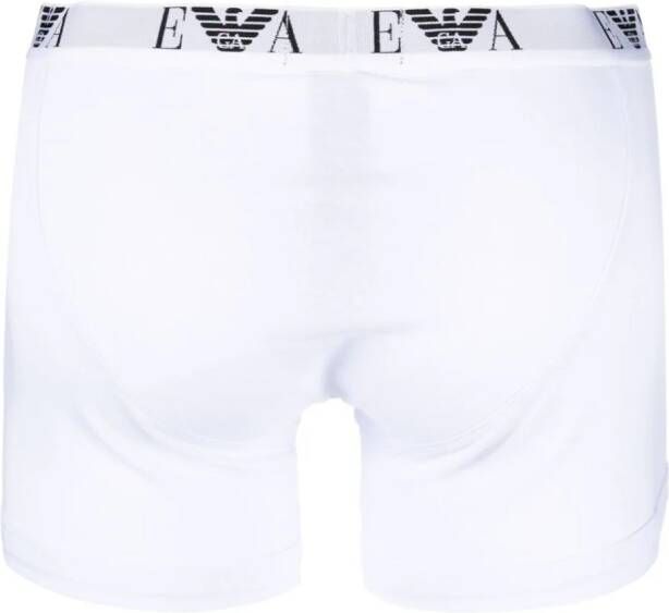 Emporio Armani Boxershorts met logoband Wit