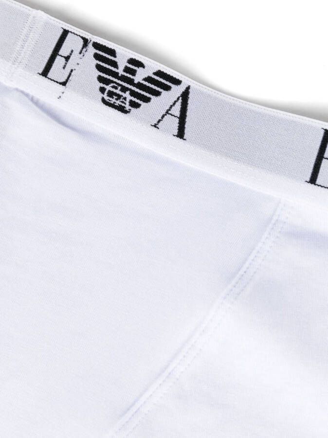 Emporio Armani Boxershorts met logoband Wit