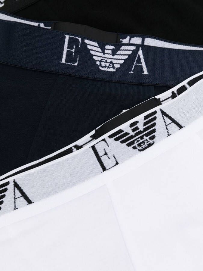 Emporio Armani Boxershorts met logoband Wit