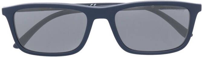 Emporio Armani Bril met rechthoekig montuur Blauw