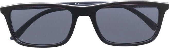 Emporio Armani Bril met rechthoekig montuur Blauw