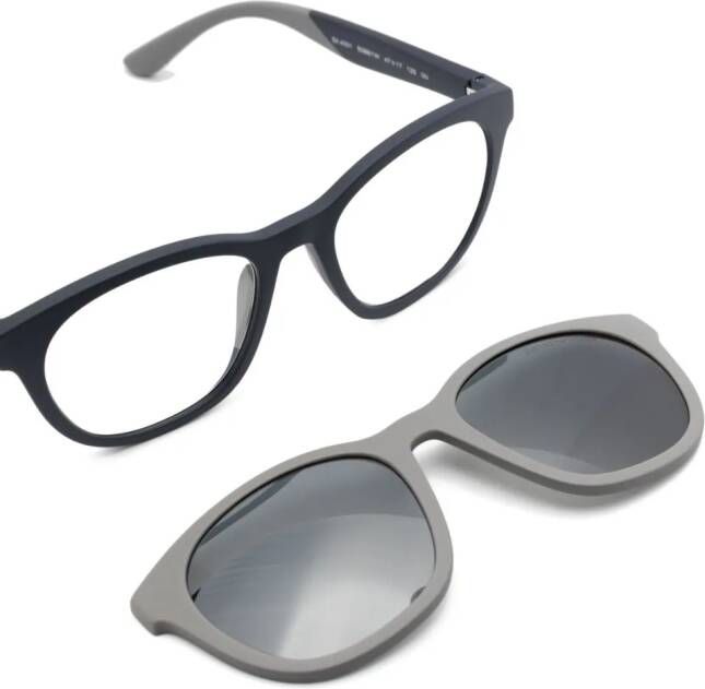 Emporio Armani Bril met rond montuur Blauw