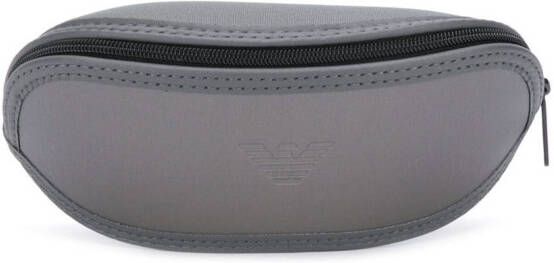 Emporio Armani Bril met vierkant montuur Blauw