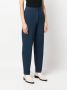 Emporio Armani Broek met chevron patroon Blauw - Thumbnail 3