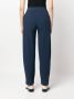 Emporio Armani Broek met chevron patroon Blauw - Thumbnail 4