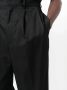 Emporio Armani Broek met geplooid detail Zwart - Thumbnail 5