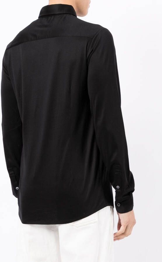 Emporio Armani Button-up overhemd Zwart