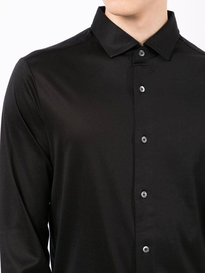 Emporio Armani Button-up overhemd Zwart