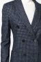 Emporio Armani Geruite blazer Blauw - Thumbnail 5