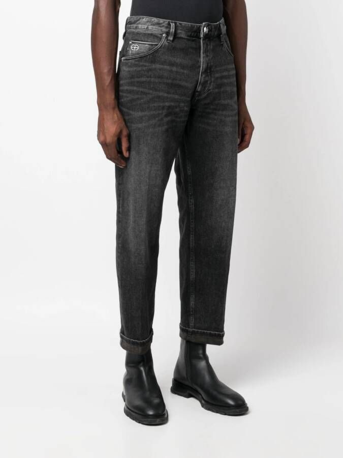 Emporio Armani Cropped jeans Zwart