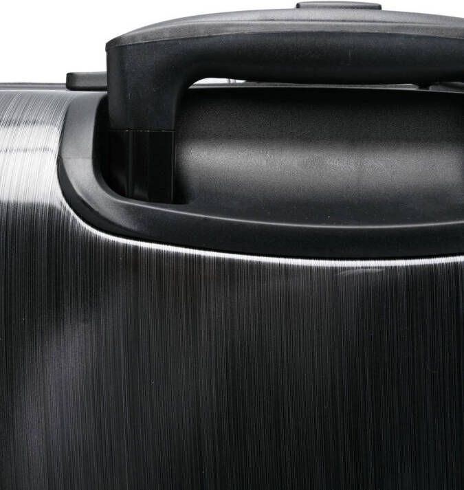 Emporio Armani Rolkoffer met monogram-reliëf Grijs