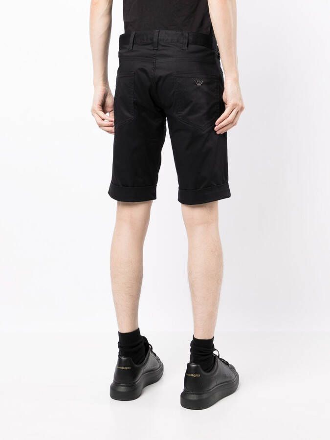 Emporio Armani Denim shorts Zwart