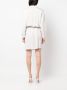 Emporio Armani Gedrapeerde blousejurk Beige - Thumbnail 4