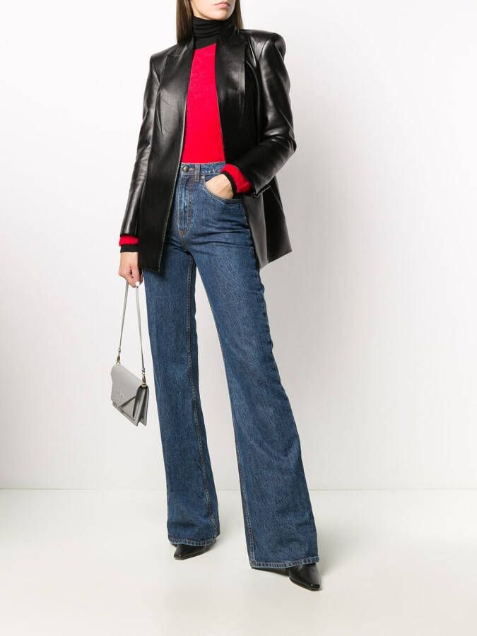 Emporio Armani Fijngebreide coltrui Zwart