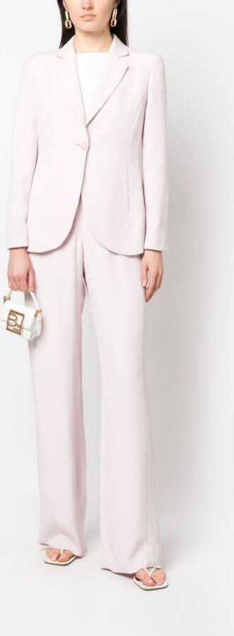 Emporio Armani Broek met wijde pijpen Roze