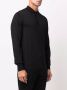 Emporio Armani Gebreid poloshirt Zwart - Thumbnail 3