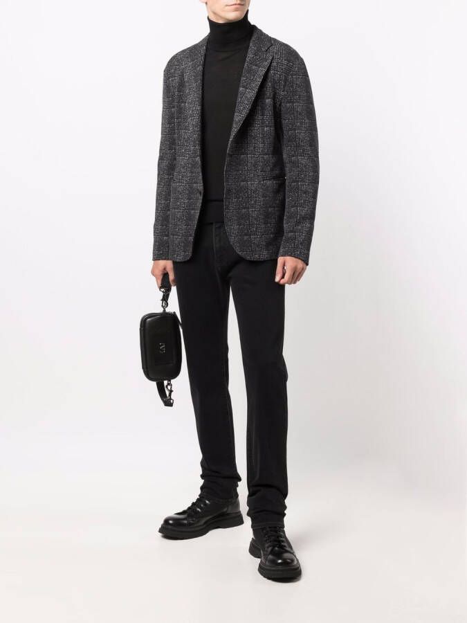 Emporio Armani Gebreide coltrui Zwart